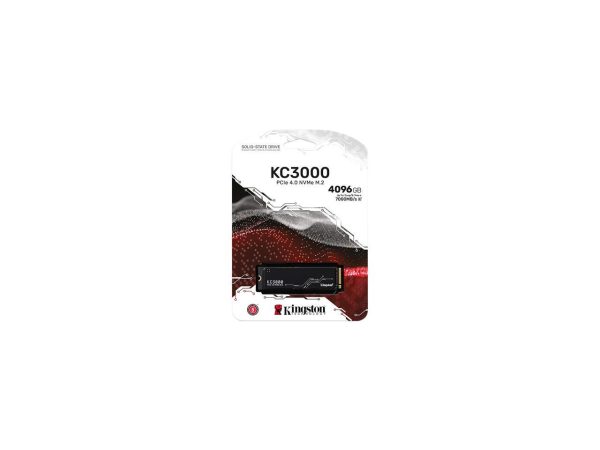 Kingston KC3000 M.2 2280 4096GB PCIe 4.0 x4 NVMe 3D TLC Internal Solid State Drive (SSD) SKC3000D/4096G - Image 3