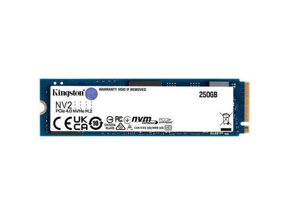 Kingston NV2 250G M.2 2280 NVMe PCIe Internal SSD Up to 3000 MB/s SNV2S/250G - Image 2