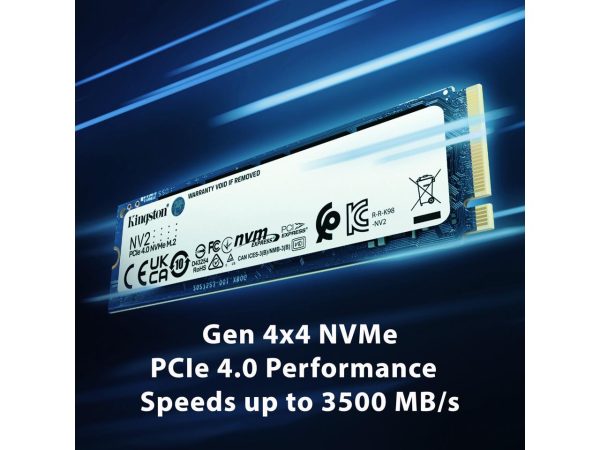 Kingston NV2 500G M.2 2280 NVMe PCIe Internal SSD Up to 3500 MB/s SNV2S/500G - Image 4