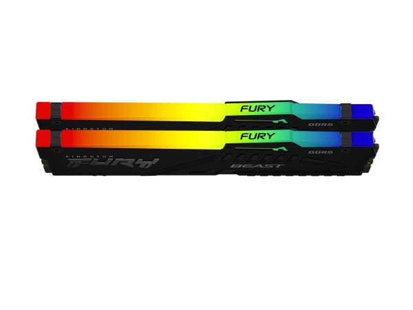 Kingston FURY Beast RGB 32GB (2 x 16GB) 288-Pin PC RAM DDR5 6000 (PC5 48000) Memory (Desktop Memory) Model KF560C36BBEAK2-32 - Image 2