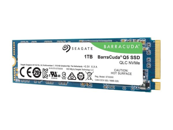 Seagate BarraCuda Q5 M.2 2280 1TB PCIe Gen3 x4 NVMe 1.3 3D QLC Internal Solid State Drive (SSD) ZP1000CV3A001 - Image 5