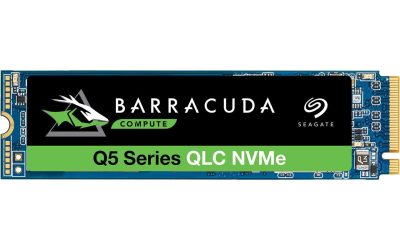 Seagate BarraCuda Q5 M.2 2280 1TB PCIe Gen3 x4 NVMe 1.3 3D QLC Internal Solid State Drive (SSD) ZP1000CV3A001