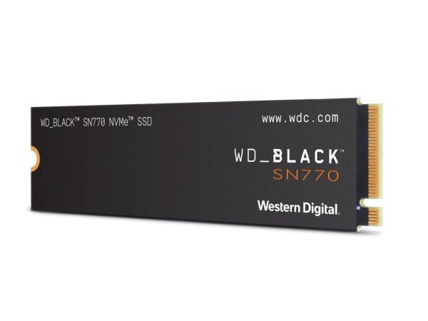 Western Digital WD_BLACK SN770 M.2 2280 500GB PCIe Gen4 16GT/s, up to 4 Lanes Internal Solid State Drive (SSD) WDS500G3X0E