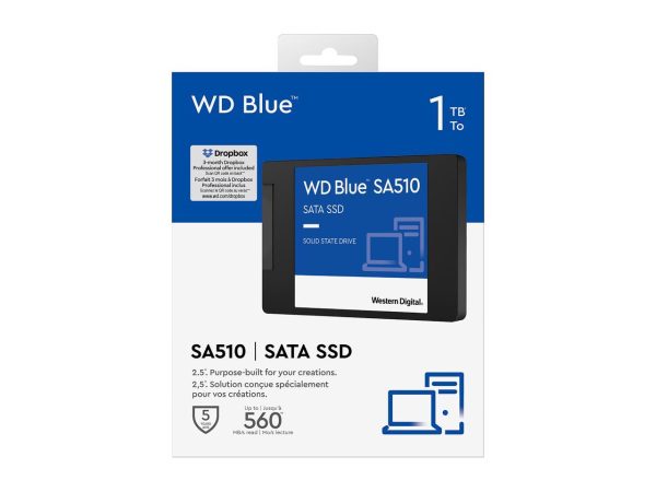 WD Blue 1TB SA510 2.5" Internal Solid State Drive SSD - WDS100T3B0A - Image 3