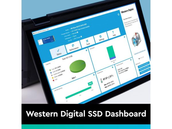 WD Blue 2TB SA510 2.5" Internal Solid State Drive SSD - WDS200T3B0A - Image 5