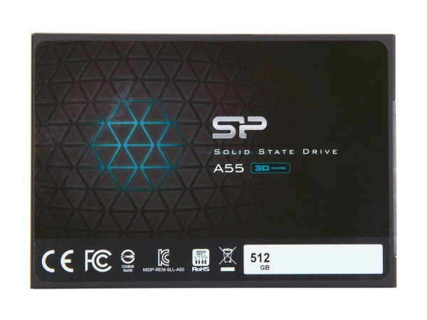 Silicon Power Ace A55 2.5" 512GB SATA III 3D NAND Internal Solid State Drive (SSD) SU512GBSS3A55S25NE - Image 2