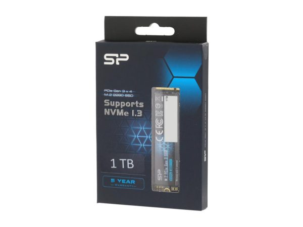 Silicon Power 1TB NVMe PCIe Gen3 x4 M.2 2280 SSD (SP001TBP34A60M28SN) - Image 2