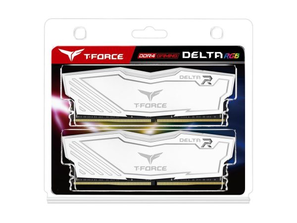 Team T-Force Delta RGB 16GB (2 x 8GB) 288-Pin PC RAM DDR4 3600 (PC4 28800) Desktop Memory Model TF4D416G3600HC18JDC01 - Image 3