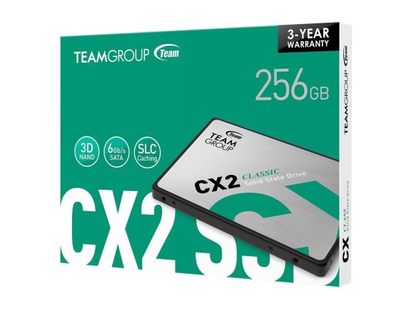 Team Group CX2 2.5" 256GB SATA III 3D NAND Internal Solid State Drive (SSD) T253X6256G0C101 - Image 4