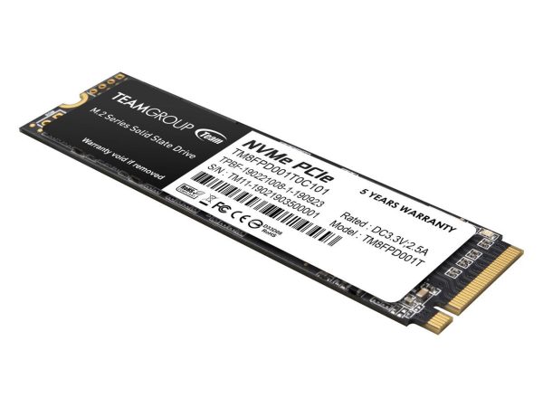 Team Group MP33 PRO M.2 2280 1TB PCIe 3.0 x4 with NVMe 1.3 3D NAND Internal Solid State Drive (SSD) TM8FPD001T0C101 - Image 2