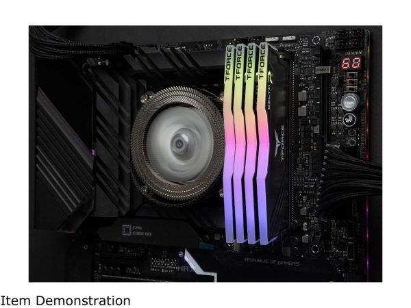 Team T-Force Delta RGB 32GB (2 x 16GB) 288-Pin PC RAM DDR4 3200 (PC4 25600) Desktop Memory Model TF3D432G3200HC16FDC01 - Image 2