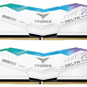 Team T-Force Delta RGB 32GB (2 x 16GB) 288-Pin PC RAM DDR5 6400 (PC5 51200) Desktop Memory Model FF4D532G6400HC40BDC01