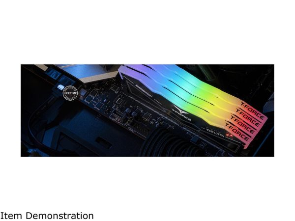 Team T-Force Delta RGB 32GB (2 x 16GB) DDR5 5200 (PC5 41600) Desktop Memory Model FF3D532G5200HC40CDC01 - Image 5