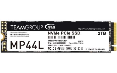 Team Group MP44L M.2 2280 2TB PCIe 4.0 x4 with NVMe 1.4 TM8FPK002T0C101