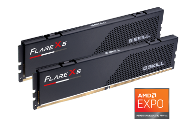 G.SKILL Flare X5 series AMD EXPO 32GB (2 x 16GB) 288-Pin PC RAM DDR5 5600 (PC5 44800) desktop memory Model F5-5600J3036D16GX2-FX5