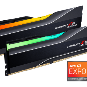 G.SKILL Trident Z5 Neo Series 48GB (2 x 24GB) 288-Pin PC RAM DDR5 6400 (PC5 51200) Desktop Memory Model F5-6400J3239F24GX2-TZ5NR