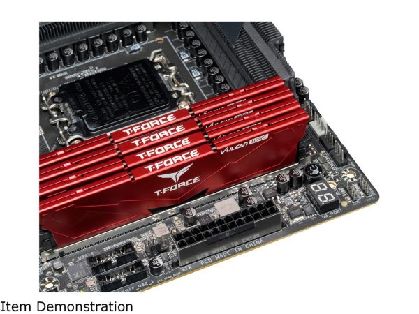 Team T-Force Vulcan 64GB (2 x 32GB) 288-Pin PC RAM DDR5 6000 (PC5 48000) Desktop Memory Model FLRD564G6000HC38ADC01 - Image 3