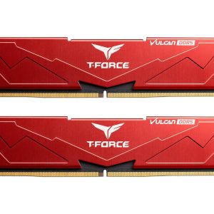Team T-Force Vulcan 64GB (2 x 32GB) 288-Pin PC RAM DDR5 6000 (PC5 48000) Desktop Memory Model FLRD564G6000HC38ADC01