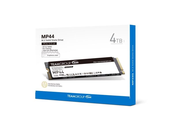 Team Group MP44 M.2 2280 4TB PCIe 4.0 x4 with NVMe Laptop & Desktop & NUC & NAS Internal Solid State Drive (SSD), (R/W Speed up to 7,400/6,900MB/s) TM8FPW004T0C101 - Image 4