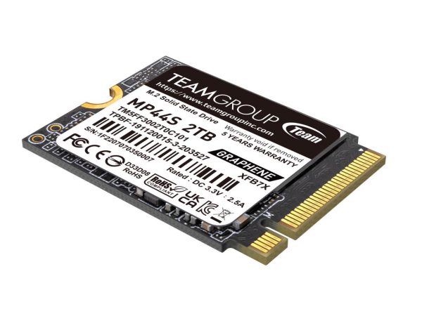 Team Group MP44S M.2 2230 2TB PCIe 4.0 x4 with NVMe, STEAM Deck Compatible, Internal Solid State Drive (SSD) TM5FF3002T0C101 - Image 3