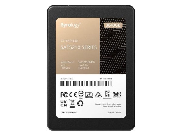 Synology 2.5" 3.84TB SATA III 3D NAND TLC SAT5210-3840G - Image 3