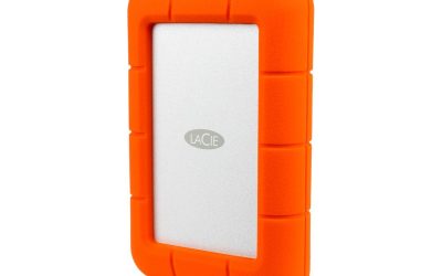 LaCie 4TB Rugged Mini External Hard Drive USB 3.0 Model LAC9000633 Orange