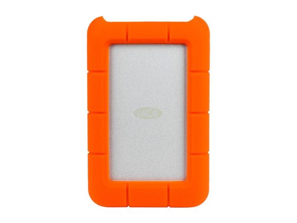 LaCie 4TB Rugged Mini External Hard Drive USB 3.0 Model LAC9000633 Orange - Image 2