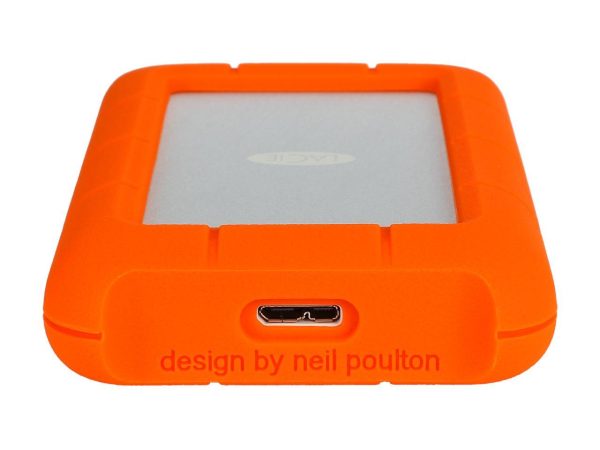 LaCie 4TB Rugged Mini External Hard Drive USB 3.0 Model LAC9000633 Orange - Image 5