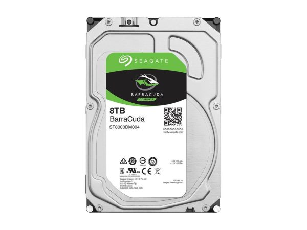 Seagate BarraCuda NE-ST8000DM004 8TB 5400 RPM 256MB Cache SATA 6.0Gb/s 3.5" Internal Hard Drive Bare Drive - Image 3