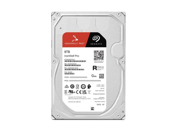 Seagate IronWolf Pro ST8000NT001 8TB 7200 RPM 256MB Cache SATA 6.0Gb/s 3.5" Internal Hard Drive - Image 4