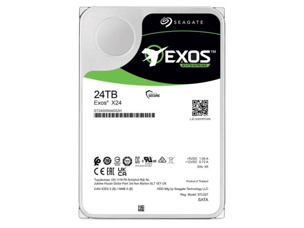 Seagate Exos X24 ST24000NM002H 24TB 7200 RPM 512MB Cache SATA 6.0Gb/s 3.5" Hard Drives Bare Drive - Image 5