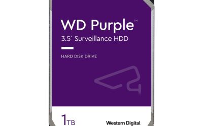 WD Purple 1TB Surveillance Hard Disk Drive – 5400 RPM Class SATA 6Gb/s 64MB Cache 3.5 Inch WD10PURZ