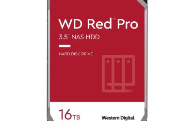 WD Red Pro WD161KFGX 16TB 7200 RPM 512MB Cache SATA 6.0Gb/s 3.5″ Internal Hard Drive