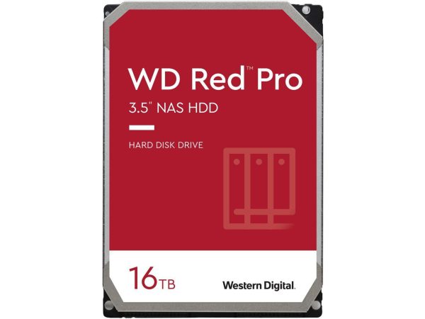 WD Red Pro WD161KFGX 16TB 7200 RPM 512MB Cache SATA 6.0Gb/s 3.5" Internal Hard Drive