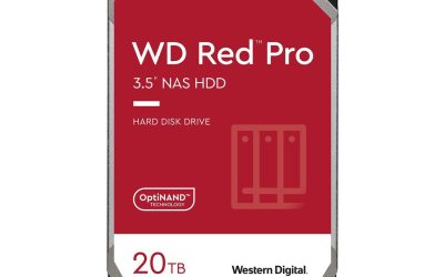 WD Red Pro WD201KFGX 20TB 7200 RPM 512MB Cache SATA 6.0Gb/s 3.5″ Internal Hard Drive