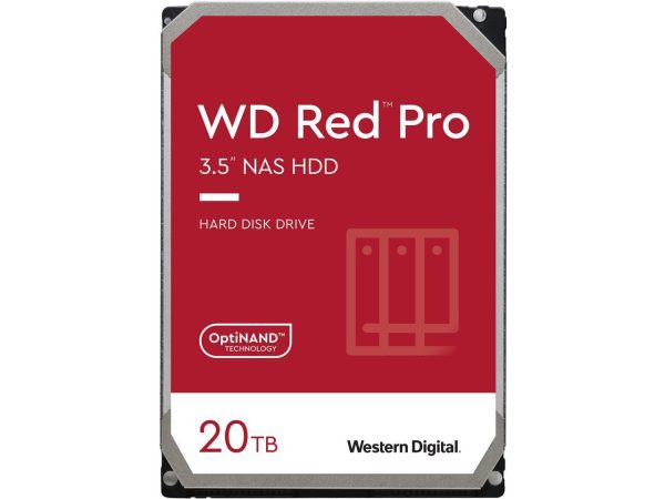 WD Red Pro WD201KFGX 20TB 7200 RPM 512MB Cache SATA 6.0Gb/s 3.5" Internal Hard Drive