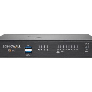 SonicWall TZ270 - Threat Edition - security appliance - GigE - SonicWALL Secure Upgrade Plus Program (3 years option) - desktop
