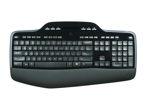 Logitech MK710 Wireless Keyboard and Mouse Combo — Includes Keyboard and Mouse, Stylish Design, Built-In LCD Status Dashboard, Long Battery Life - Image 3