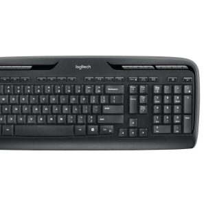Logitech MK320 Wireless Desktop Keyboard and Mouse Combo — Entertainment Keyboard and Mouse, 2.4GHz Encrypted Wireless Connection, Long Battery Life