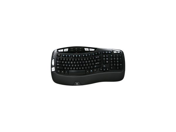 Logitech MK550 Wireless Wave Keyboard and Mouse Combo - Includes Keyboard and Mouse, Long Battery Life, Ergonomic Wave Design, Black - Image 2