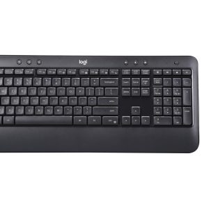 Logitech MK540 Wireless Keyboard Mouse Combo - USB Wireless RF Keyboard - Black - USB Wireless RF Mouse - Optical - 1000 dpi - 3 Button - Scroll Wheel - QWERTY - Black