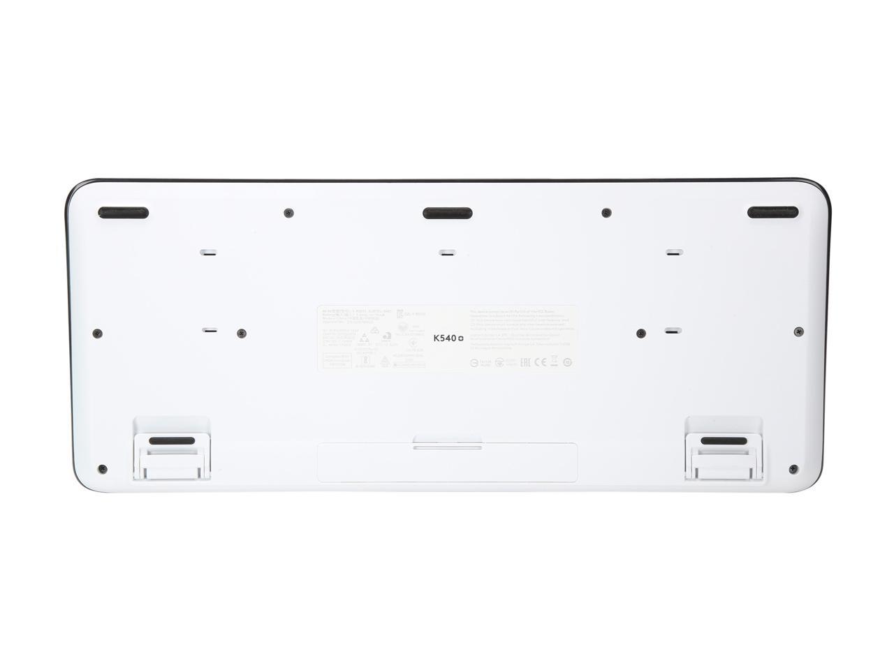 Logitech MK540 Wireless Keyboard Mouse Combo - USB Wireless RF Keyboard - Black - USB Wireless RF Mouse - Optical - 1000 dpi - 3 Button - Scroll Wheel - QWERTY - Black - Image 4