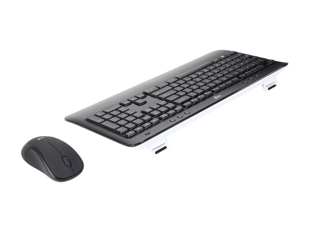 Logitech MK540 Wireless Keyboard Mouse Combo - USB Wireless RF Keyboard - Black - USB Wireless RF Mouse - Optical - 1000 dpi - 3 Button - Scroll Wheel - QWERTY - Black - Image 5