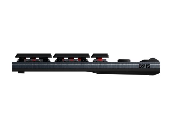 Logitech G915 LIGHTSPEED RGB Mechanical Gaming Keyboard, Low Profile GL Linear Key Switch, LIGHTSYNC RGB, Advanced LIGHTSPEED Wireless and Bluetooth Support - Linear - Image 3