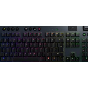 Logitech G915 LIGHTSPEED RGB Mechanical Gaming Keyboard, Low Profile GL Linear Key Switch, LIGHTSYNC RGB, Advanced LIGHTSPEED Wireless and Bluetooth Support - Linear