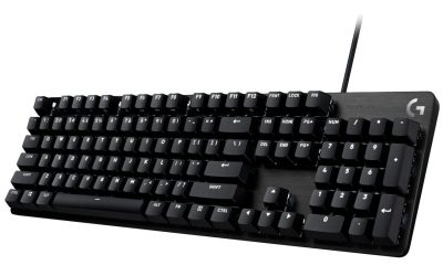 Logitech USB 2.0 G413 SE Full-Size Mechanical Gaming Keyboard – Backlit Keyboard with Tactile Mechanical Switches, Anti-Ghosting, Compatible with Windows, macOS – Black Aluminum