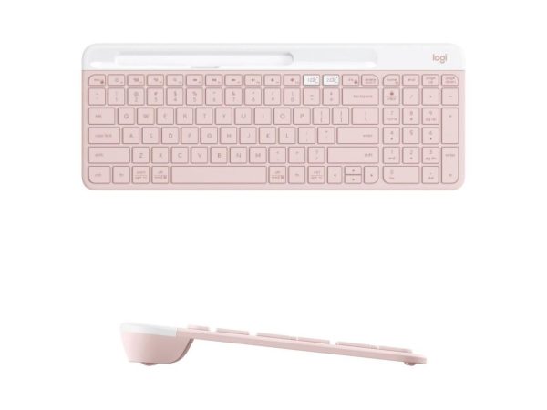 Logitech K585 Slim Multi-Device Wireless Keyboard - Rose - Image 4