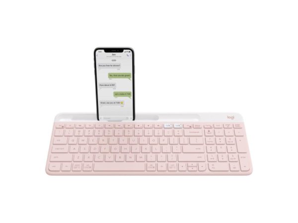 Logitech K585 Slim Multi-Device Wireless Keyboard - Rose - Image 3