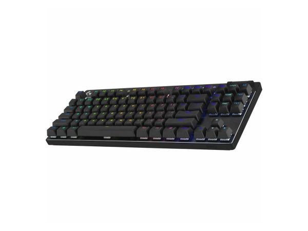 Logitech G PRO X TKL Lightspeed Wireless Gaming Keyboard, Ultra-Portable Tenkeyless Design, LIGHTSYNC RGB, PBT keycaps, Clicky Switches (GX Blue)