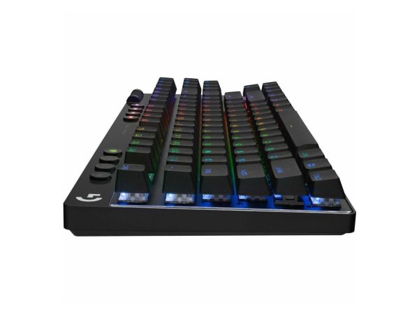 Logitech G PRO X TKL Lightspeed Wireless Gaming Keyboard, Ultra-Portable Tenkeyless Design, LIGHTSYNC RGB, PBT keycaps, Clicky Switches (GX Blue) - Image 2
